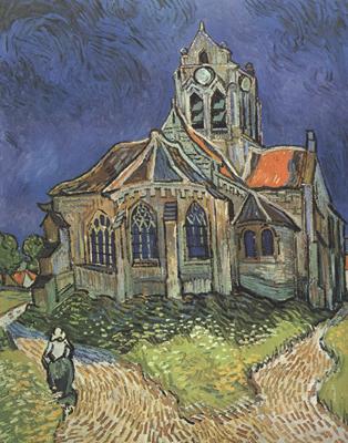 Vincent Van Gogh The Church at Auvers (nn04)